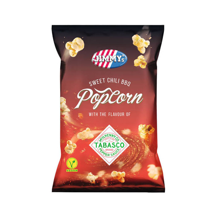 Pop Corn Tabasco Sweet Chili Barbecue 90g Jimmy's