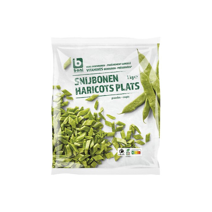 Haricots Plats coupés 1Kg Boni