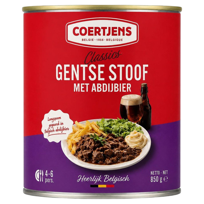 Carbonnade à la Gantoise (Porc) Coertjens 850g Boite