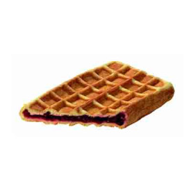 Gaufres Bruxelles fourrées Cerise MINI 48 x 80g