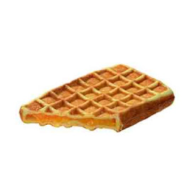 Gaufres Bruxelles fourrées Abricot MINI 48 x 80g