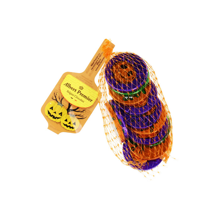Pièces Monnaie Halloween Chocolat Lait Filet 75g Albert 1er