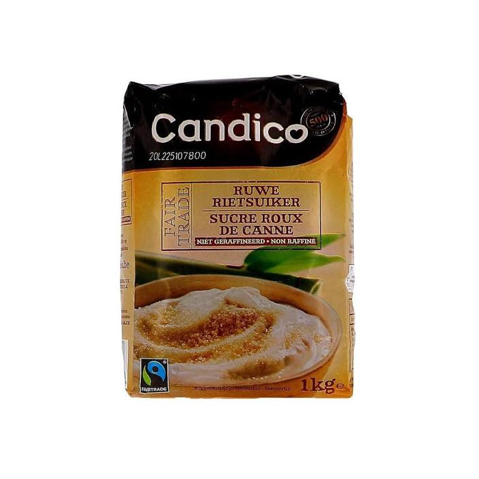 Sucre Roux de Canne Candico 1Kg