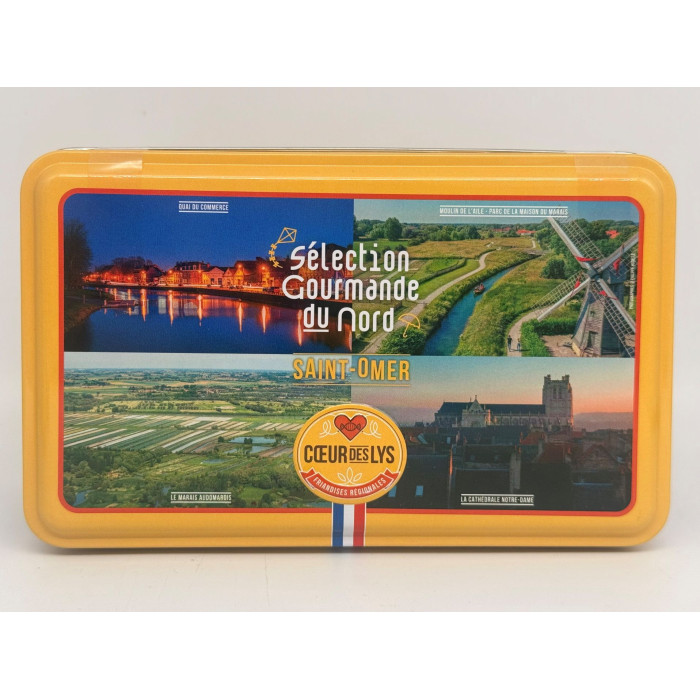 Boite Métal Gourmande "Edition ST OMER" 300g