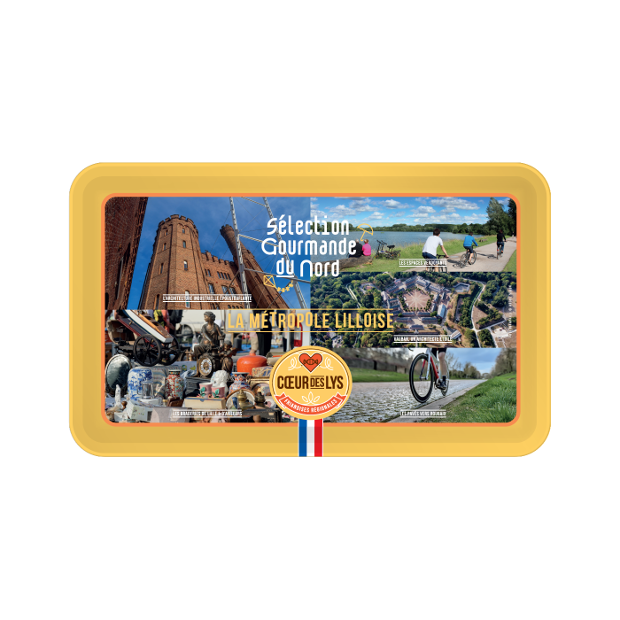 Boite Métal Gourmande "Edition METROPOLE LILLOISE" 300g