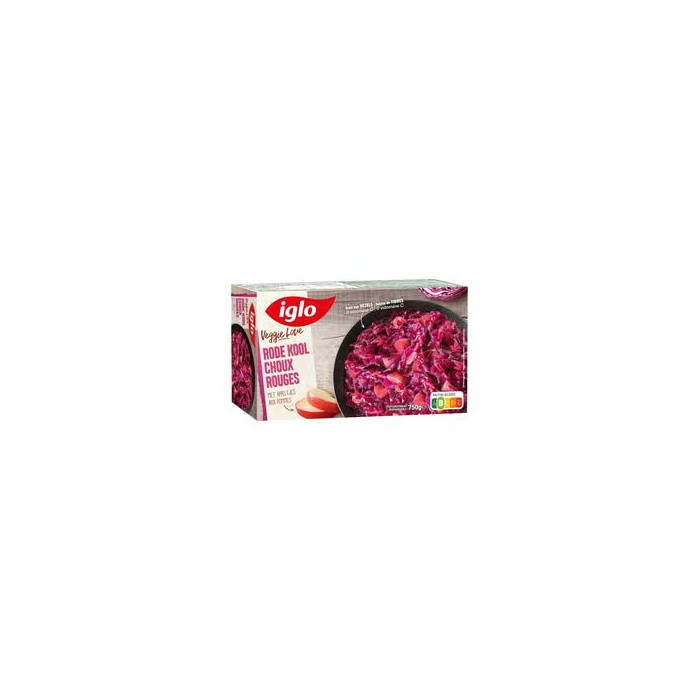 Chou Rouge aux Pommes 750g Iglo