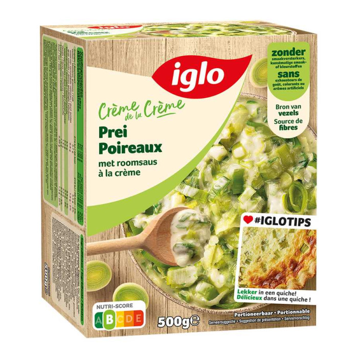 Poireaux à la crème 500g Iglo