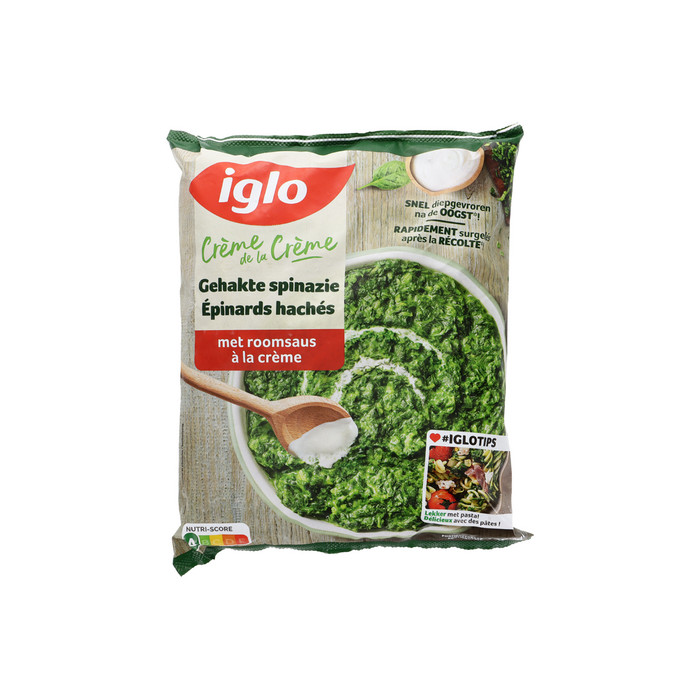 Epinards à la crème Sachet 1.2Kg Iglo