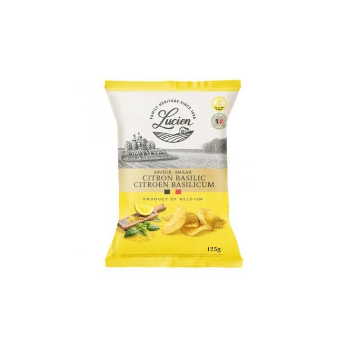 Chips Citron & Basilic 125g Lucien