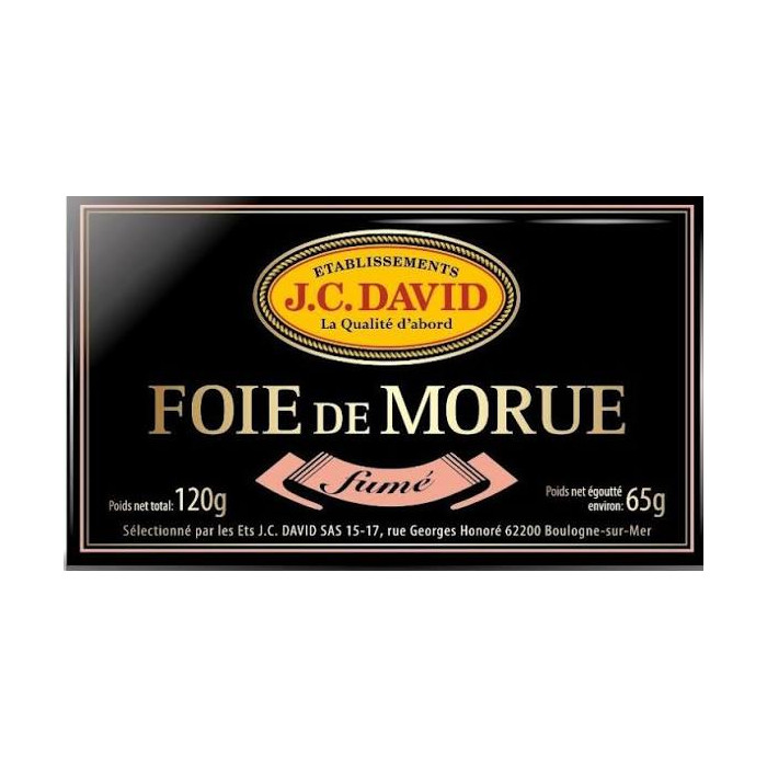 Foie de Morue Fumé 120g JC David