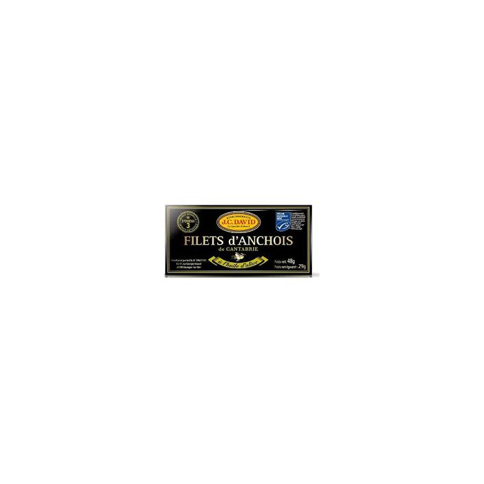 Filets d'Anchois de Cantabrie 50g JC David