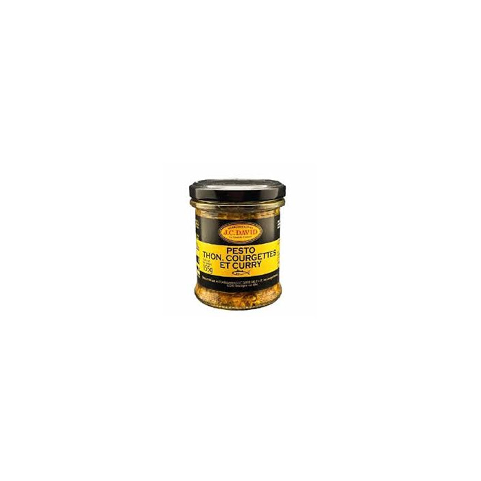 Pesto Thon Courgettes & Curry 155g JC David