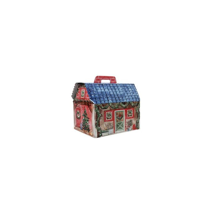 Valisette VIDE Maison de Noël avec poignée (33 x 27 x 29cm)