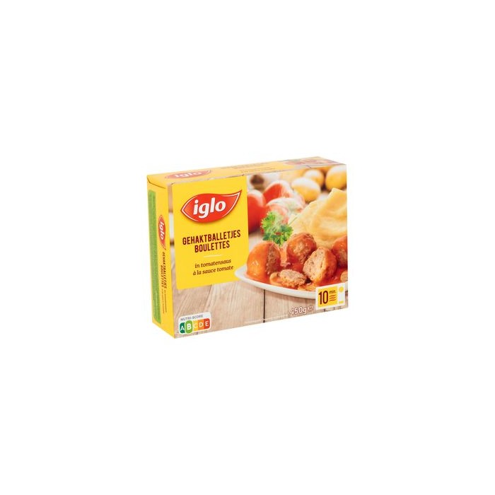 Boulettes Sauce Tomate 450g Iglo