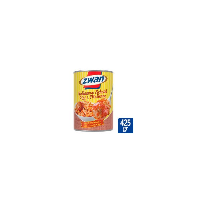 Zwan Boulettes & Pâtes sauce tomate 425g