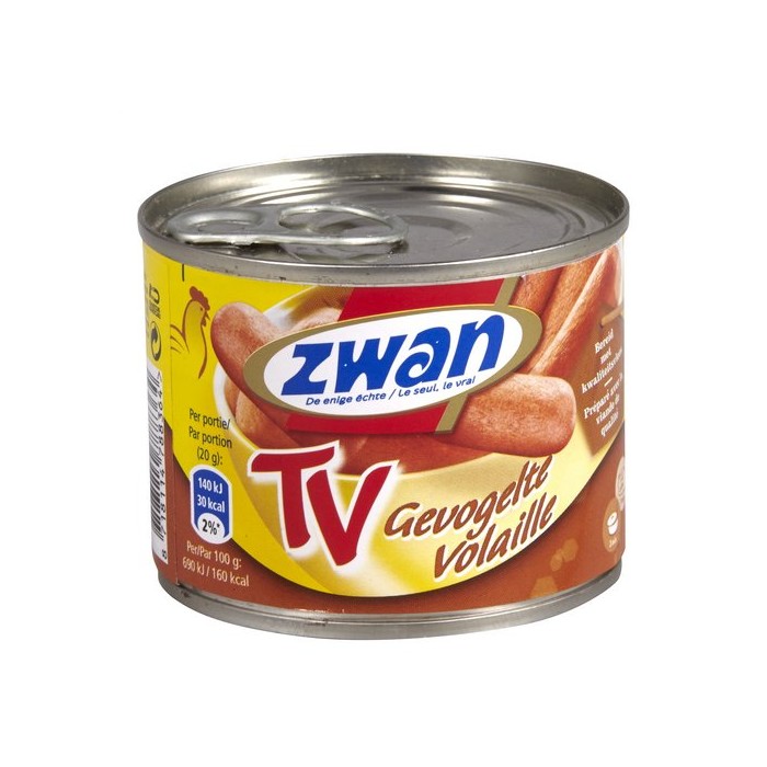 Zwan Saucisse TV Volaille 205g
