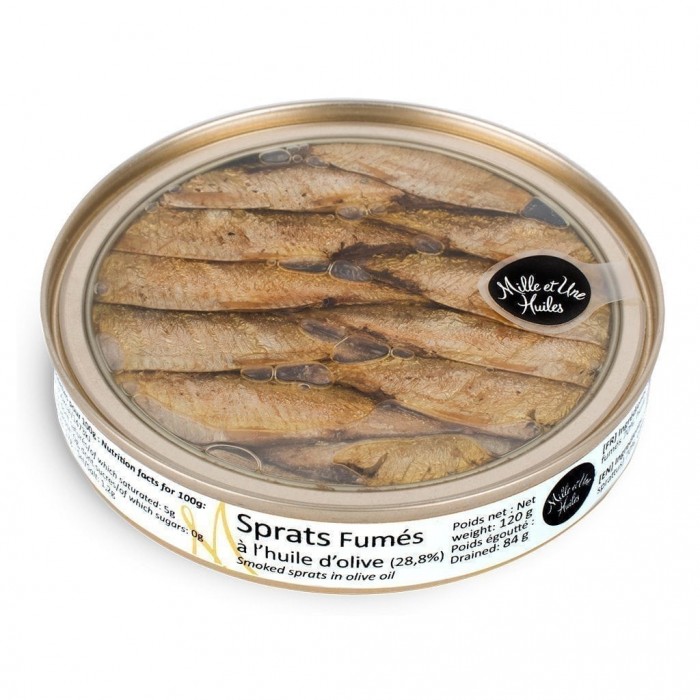 Sprats Fumés Huile Colza 160g
