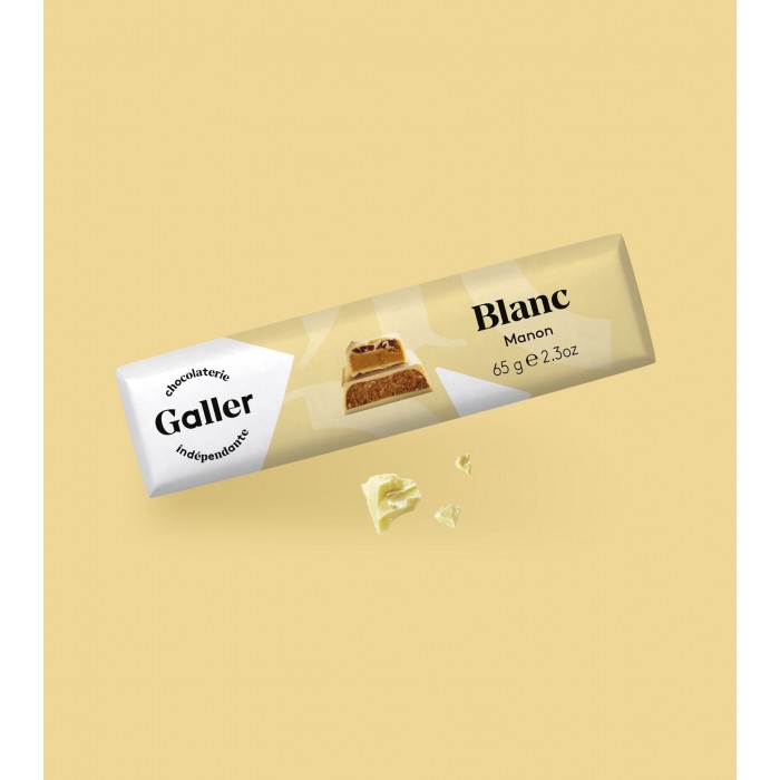 Galler Chocolat Blanc Manon Barre 65g