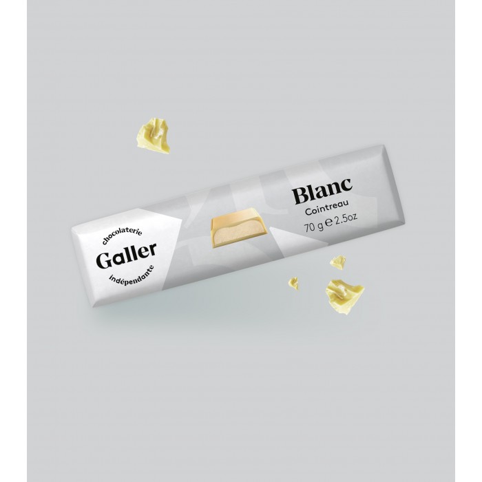 Galler Chocolat Blanc Cointreau Barre 70g