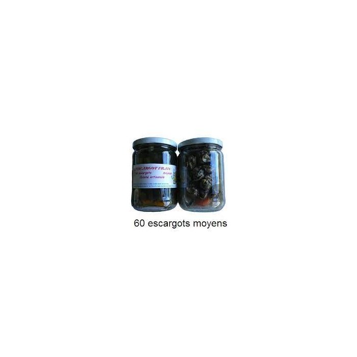 Escargots Moyen Gris de Mouscron (bocal de 60)