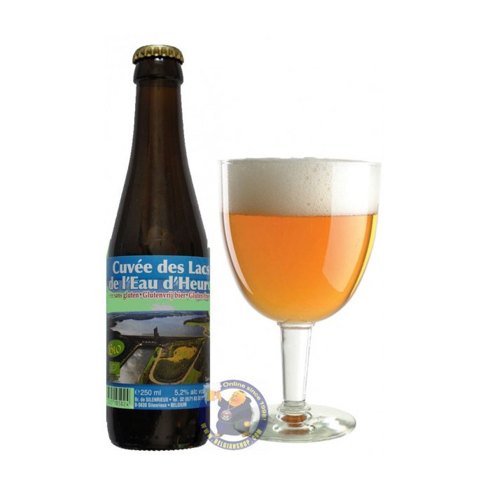 Bière Cuvée des Lacs de l'eau de l'Heure BIO 25cl