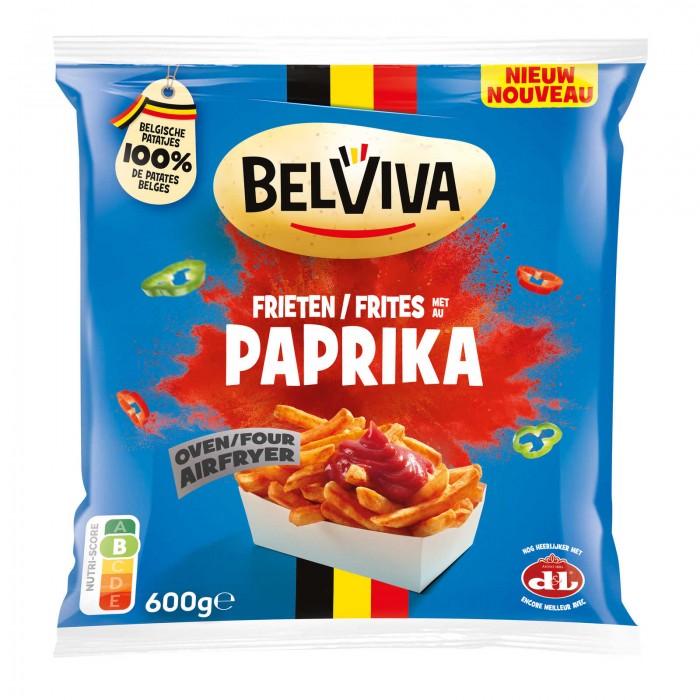 Frites Paprika 600g Belviva