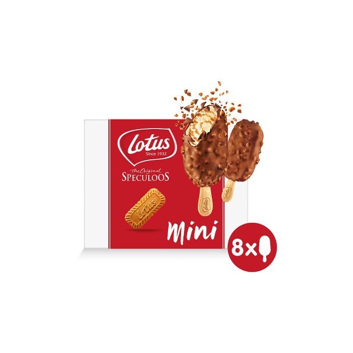Bâtonnet glacé Spéculoos Lotus Mini (8 x 50ml)