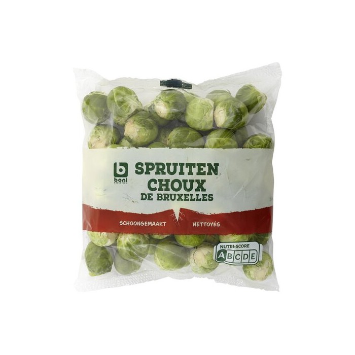 Choux de Bruxelles nettoyés 750g Boni
