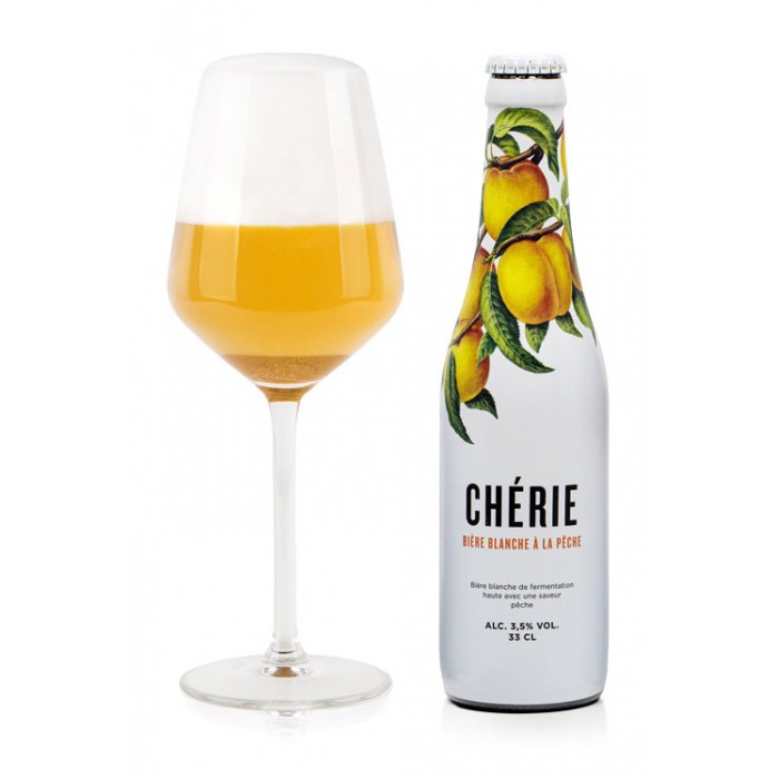 Bière Chérie Blanche Pêche 33cl