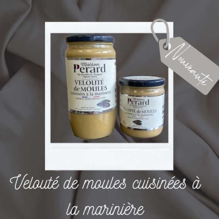 Velouté Moules cuisinées à la Marinière 390g Pérard