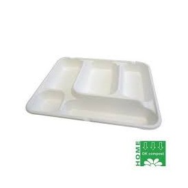 Plateau Repas + Couvercle biodégradable