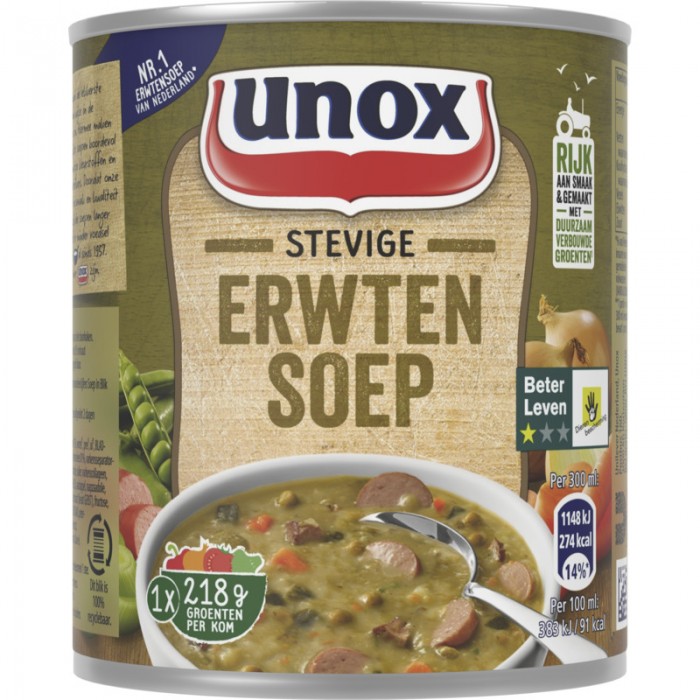 Soupe aux Pois 300ml Boite Unox