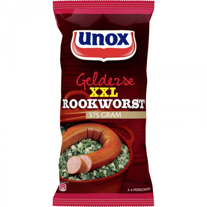 Saucisse Fumée de Gueldre XXL 375g Unox