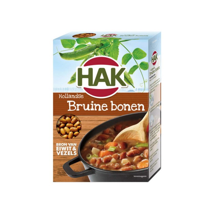 Haricots Bruns 500g Hak