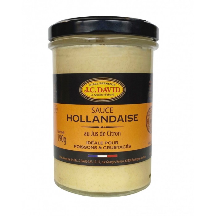 Sauce Hollandaise au jus de citron JC David 190g