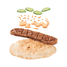 Wrap Bicky Burger (18 Galettes + 18 Viande de Poulet)