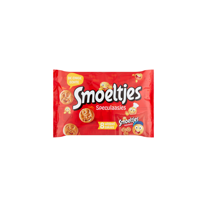Mini Biscuits Ronds au Spéculoos (8 Sachets) 200g Smoeltjes
