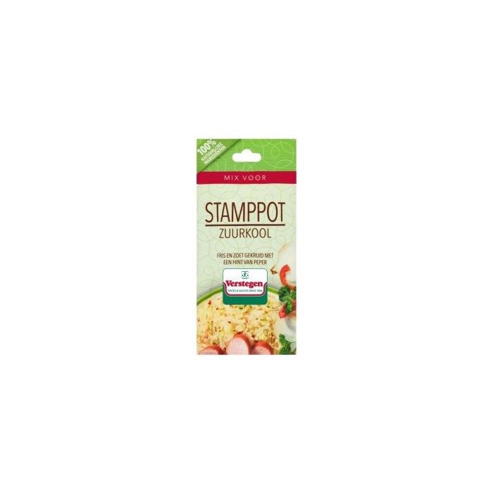 Mélange pour Stamppot (Stoemp) de Choucroute 10g Verstegen