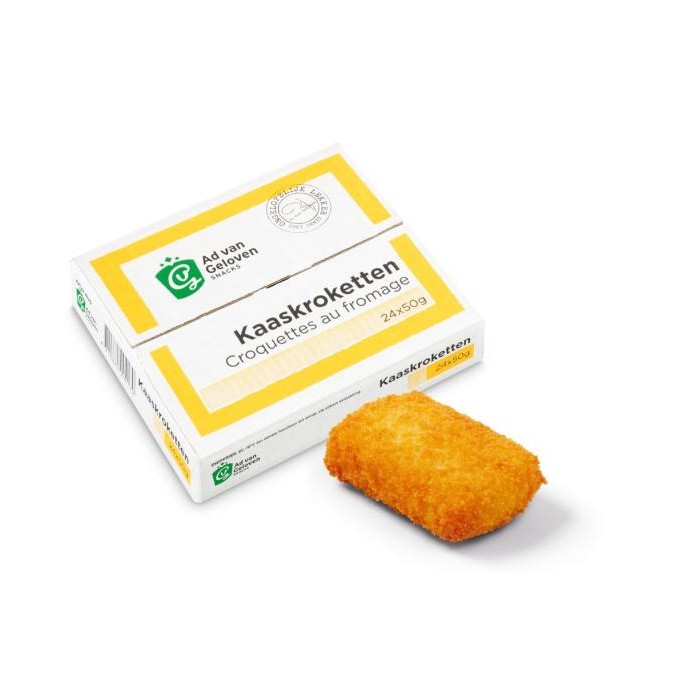 Croquettes Fromage 24 x 50g A.V.Geloven