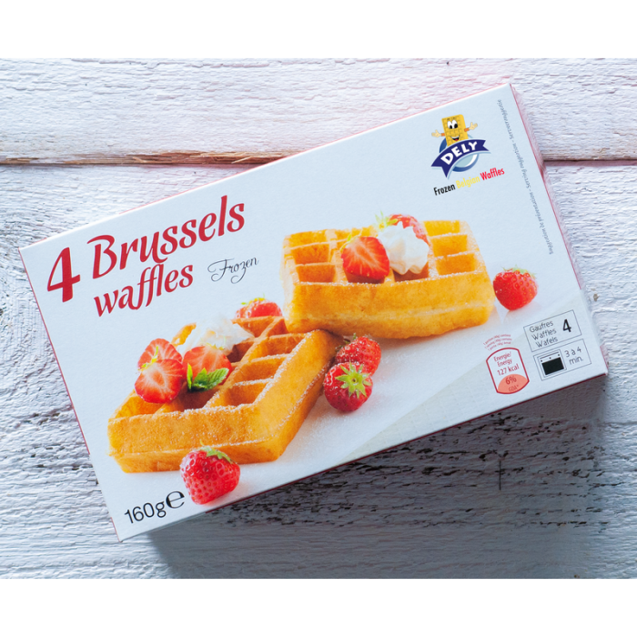 Gaufres Bruxelles Mini 4 x 40g Dely