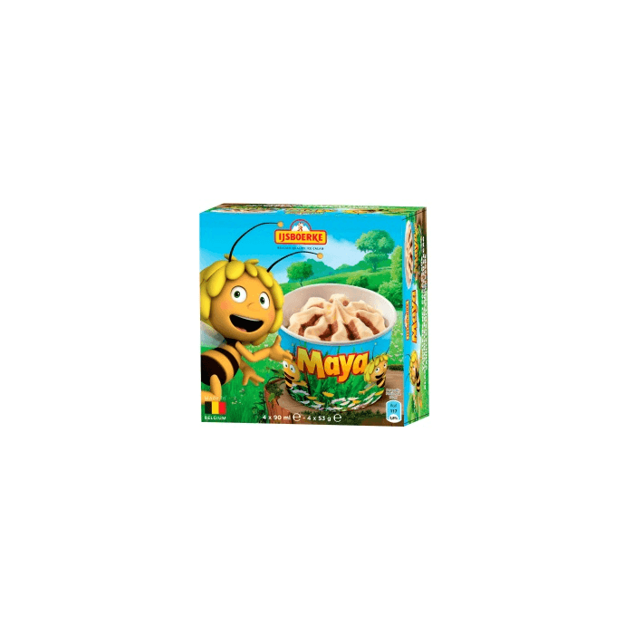 Pot Maya l'Abeille (4 x 90ml) Ijsboerke