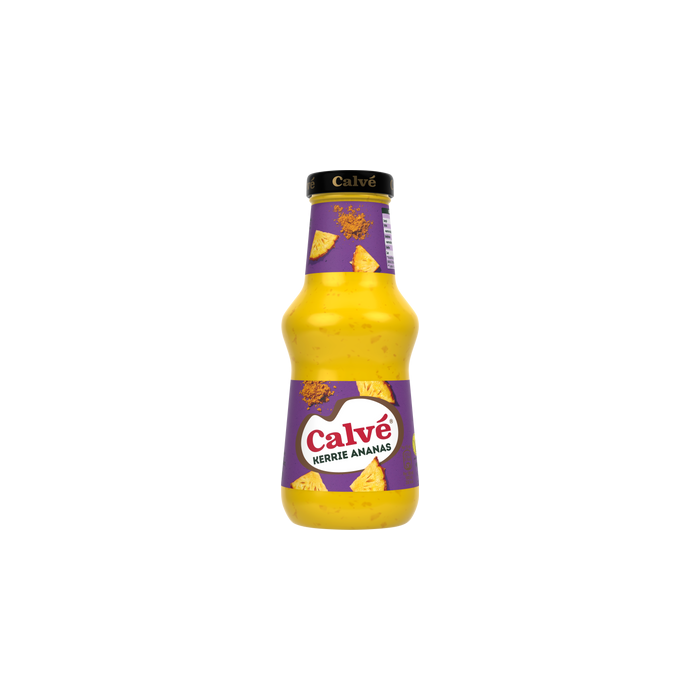 Sauce Curry Ananas Calvé Bout.250ml