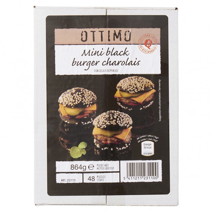 Mini Blackburger Charolais (48 x 18g) Ottimo