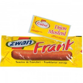 Zwan Saucisse Frank Moutarde Carton Présentoir 24 x 40g