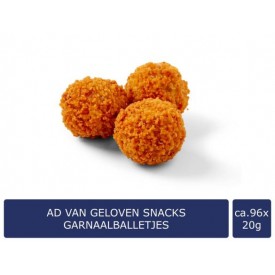 Boulettes Crevettes Grises 20% 96 x 20g Ad.Van Geloven