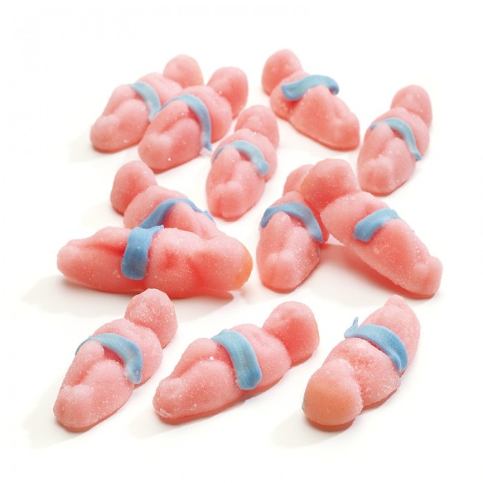 Jésus avec sa Couche Bleue Sucre Fondant 11g (vendu à l'unité)