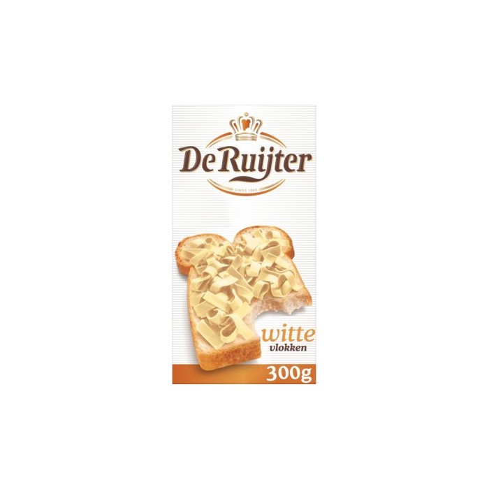 Flocons Chocolat Blanc 200g De Ruijter