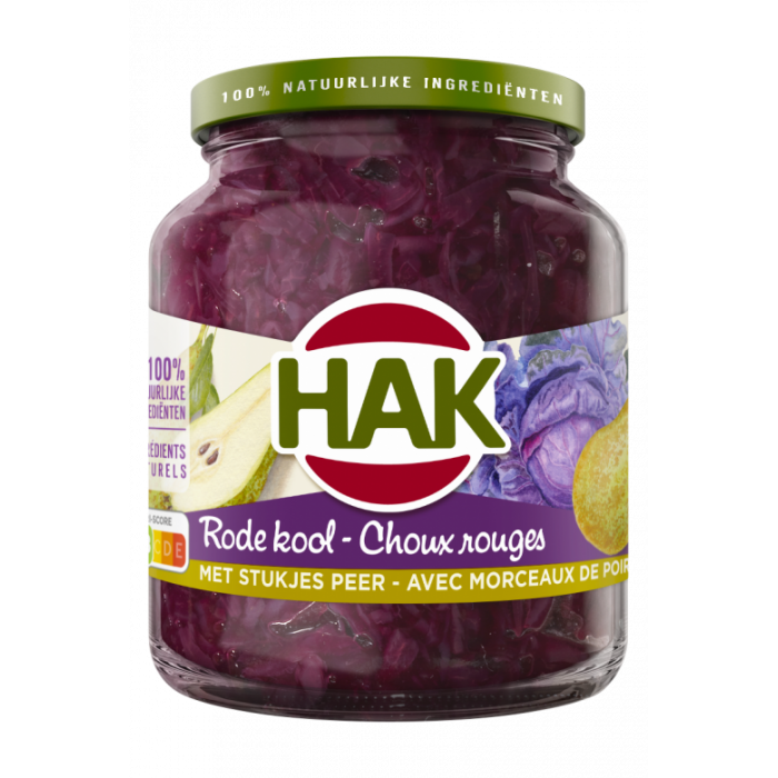 Chou Rouge Aux Poires & Canelle 700g Hak