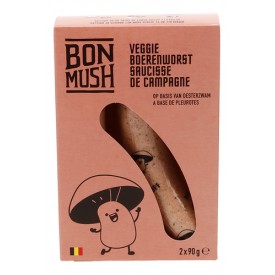 Saucisse Campagne Véggie à base de Pleurotes (2 x 90g) BonMush