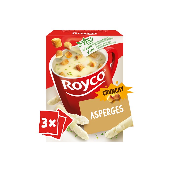 Soupe Asperges Crunchy Royco (3 Sachets)